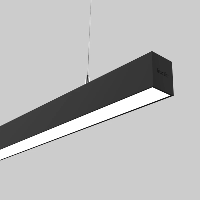 HL40 Direction Suspendue Diffuseur micro-prismatique/Diffuseur Opale