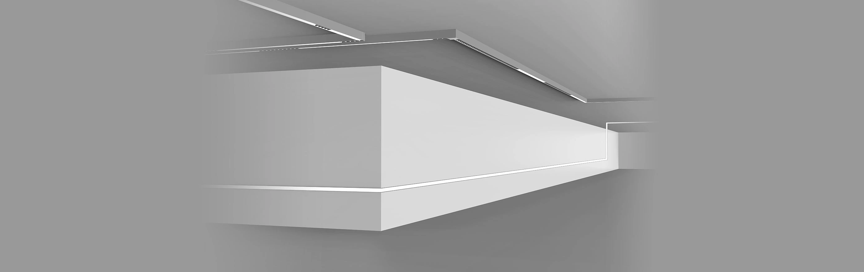 i40 Suspendu Direction& Indirection Diffuseur micro-prismatique/Diffuseur Opale